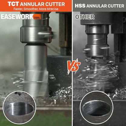 EASEWORK TOOL Carbide-Tipped Annular Cutter, 11/16" Diameter x 2" Depth - size: 11/16"x2"