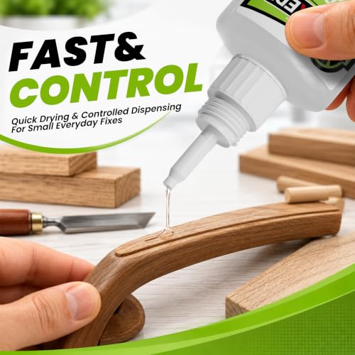 Fast & Control Medium Super Glue 60g, All-Purpose Cyanoacrylate CA Glue - size: 2 oz