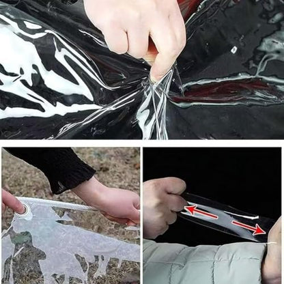 LC&QS Clear Tarps Heavy Duty PVC, Transparent Tarp Durable Waterproof Dustproof Windproof, Tarpaulin with Grommets & Ropes for Greenhouse, Patio, Garden, Pavilion, Chicken, Porch, Outdoor(12' x 20') - size: 12' x 20'（3.6x6m）