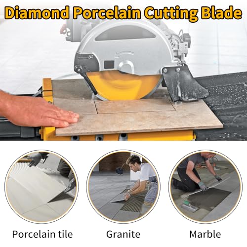 10in Diamond Saw Blade for Tile, Replace for Dewalt DW4764 Diamond Blade - style: 10IN,Diamond Saw Blade