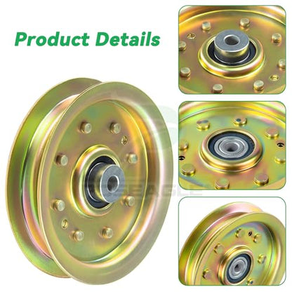 2 Pack 756-04129b Idler Pulley 4.25 for Cub Cadet 50" RZT50 Mower - size: 2x756-04129B