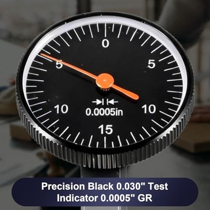 0.030" Dial Test Indicator 0.0005" GR. DIAL Reading 0-15-0