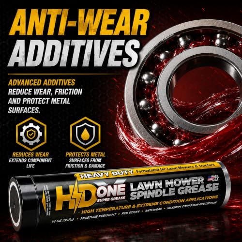 2Pk X-ONE Premium Heavy Duty Hi-Temp Bearing Grease for MTD Troy-Bilt White