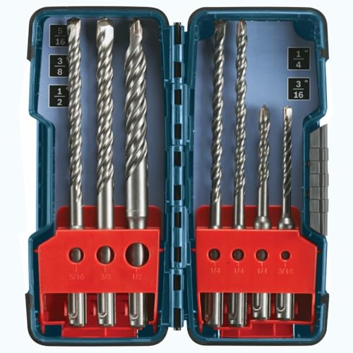 BOSCH HCK001 Carbide Hammer Drill Bit Set - style: 7pc