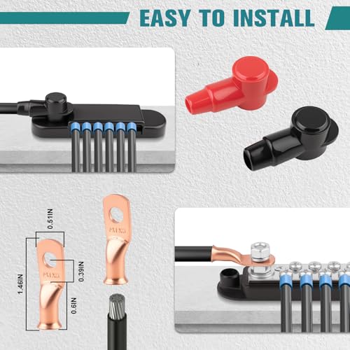 12V Marine Bus Bar Power Distribution Block