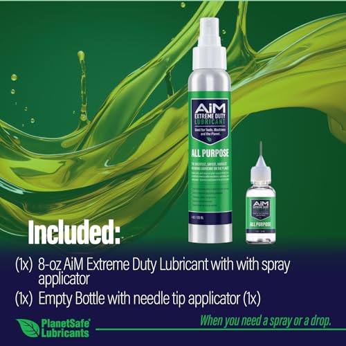 PlanetSafe Lubricants AiM Exercise Equipment Lube Kit, 4 oz + 0.25 oz - size: Small Bundle