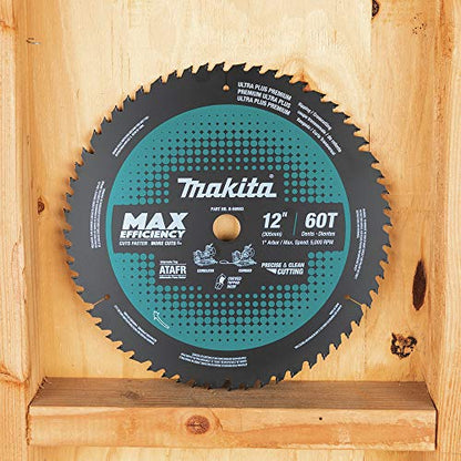 Makita B-66983 12" 60T Carbide-Tipped Max Efficiency Miter Saw Blade