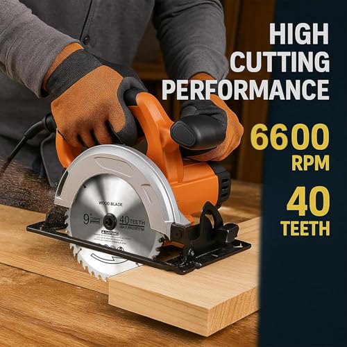 9" Table Saw Blades, 40T Carbide Tipped for Workshop Wood Cutting Tasks