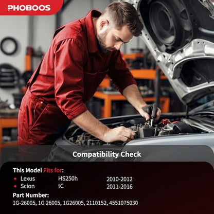 PHOBOOS Manual Steering Rack and Pinion Fit for Lexus & Scion - size: 1G-26005
