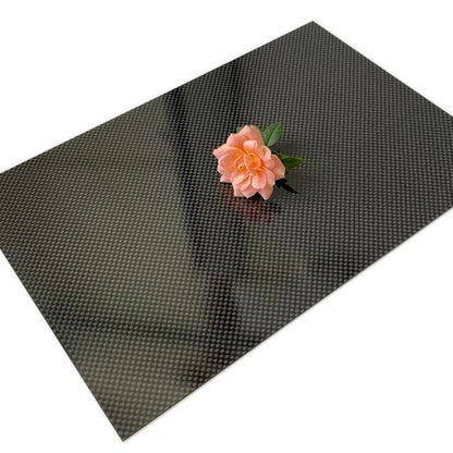 Carbon Fiber Sheet Plain Glossy Finish 200x300x1.5MM,3K Carbon Fiber Panel Plate - size: 200x300x1.5mm, style: Plain Glossy Finish