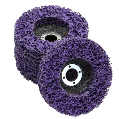 Nakkaa 20 Pack 4" x5/8" Strip Discs Stripping Wheel for Angle Grinder Clean - size: 4" x 5/8" (Pack of 2)