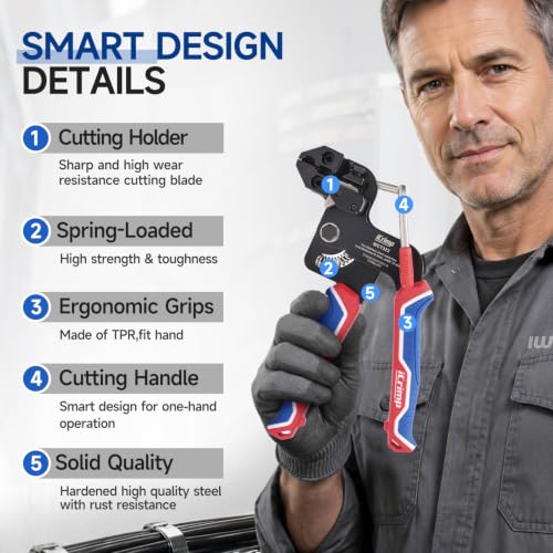 iCrimp Stainless Steel Cable Tie Tool Zip Gun with Built-in Cutter - color: Wct322 With Cable Tie