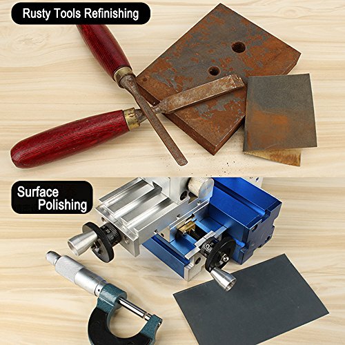 9x11 inch 5 Sheets Sandpaper, Wet or Dry 15000 High Grit Extra Fine Sand Paper, Silicon Carbide Waterproof Abrasive Pads for Automotive Sanding, Wood Turing Finishing, Metal Furniture Polishing - color: 5pcs (15000)