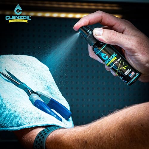 CLENZOIL Marine & Tackle - Fishing Gear Oil Lubricant - for Fish Care Reels, Boat Motors, Downriggers & More - Easily Oils Applicator - size: 2 oz + 1 oz Combo