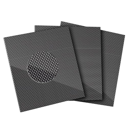 Carbon Fiber Sheet, 240×240 MM 0.5mm 1.0mm 1.5mm 2mm 2.5mm 3.0mm 4.0mm, 3K Full Carbon Fiber Board 100% Plain Weave Glossy Surface Carbon Fiber Plate - size: 240×240×3MM, style: Plain Weave Glossy Surface