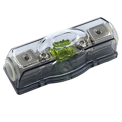 ZOOKOTO 100A Car Audio Power Wire Fuse Holder, Car Boat Marine Auto manlFuse Box Fuse Block 4 Gauge 100 Amp - size: 100A