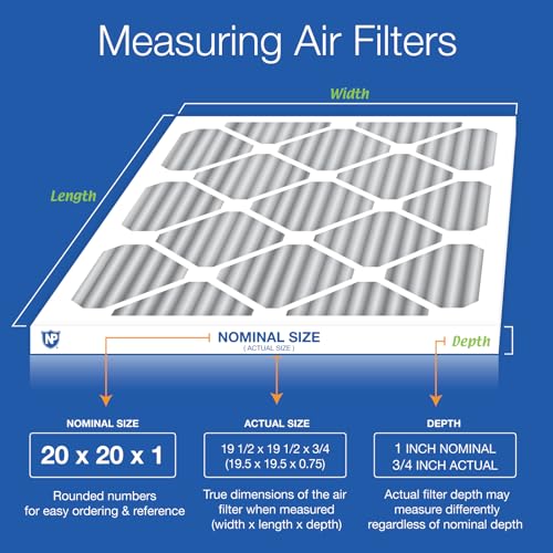 Nordic Pure 20x20x1 Pleated MERV 12 Plus Carbon Air Filters 6 Pack - style: MERV 12 + Carbon