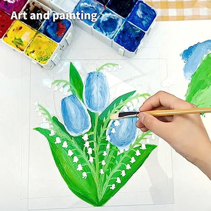 Art3d Plexiglass Sheets, Clear & Flexible, 5-Pack of 24 x 48" - color: Clear, size: 24" x 48", 1mm Thick
