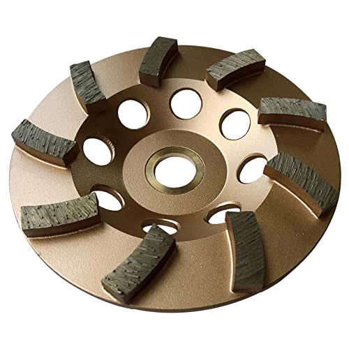 4.5" Diamond Grinding Wheel for Concrete Masonry 9 Segments 7/8"-5/8" - style: 4.5" Diameter - 9 Segments