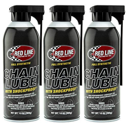 Red Line 43103 Chain Lube with Shockproof - 13 Ounce