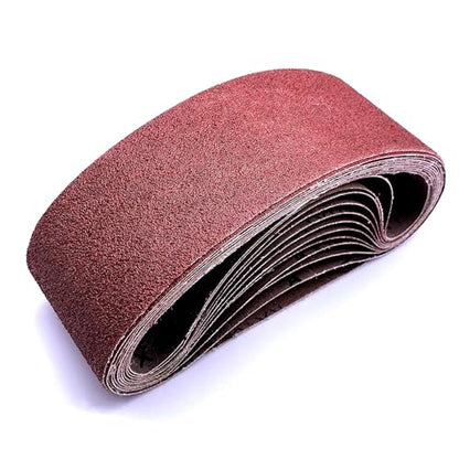 3 x 18 Inch Sanding Belts 40 Grit, 12 Pack - color: 40 Grit, size: 3x18in