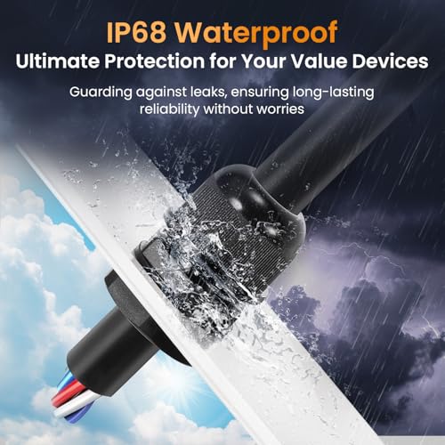 QILIPSU 10pcs 1-1/4" NPT Cable Gland Waterproof IP68 Nylon Cable Pass Through Cord Grip Connector Strain Relief Wire Grommet - size: 1-1/4" NPT 10pcs