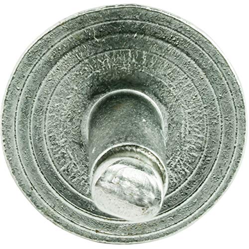 Fastenere Large Flange Pop Rivets - 1/8" x 3/8" (50 Pack) Heavy Duty, Stainless Steel Blind Rivets, Open End 4-6 Grip Range .313" - .375", Corrosion Resistant, High Tensile & Shear Strength - size: 1/8" x 3/8" (4-6) (50 Pack)