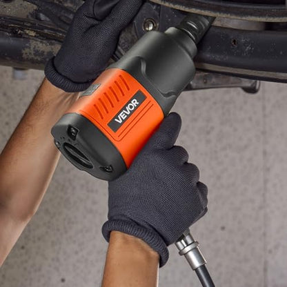 VEVOR Air Impact Wrench, 1/2" Drive Pneumatic Impact Wrench Up to 1100 ft-lbs Reverse Torque, 7500RPM 4-Speed Adjustable & Lightweight Pneumatic Gun for Auto Repairs and Maintenance - size: 7.9 × 5.9 × 2.8 in, style: 1/2" 1100 ft-lbs