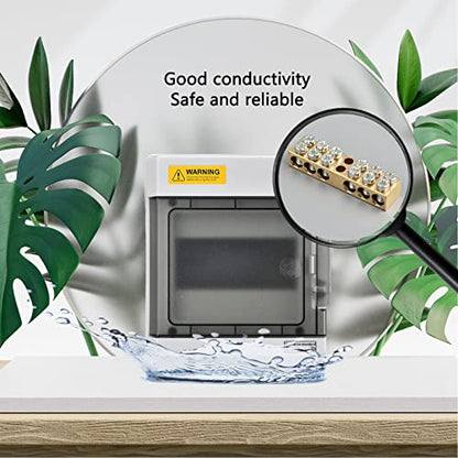 6 Way Waterproof Breaker Box for Indoor/Outdoor Settings - size: 6Way