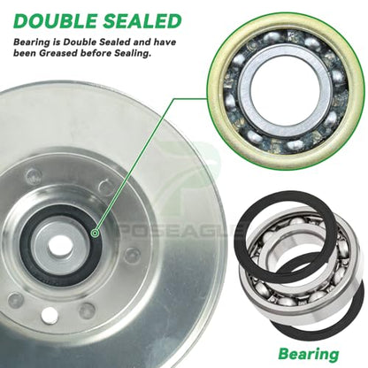 756-3045A Idler Pulley for Cub Cadet LT2042 2166 GT2544 Lawn Mower - size: 1x756-3045