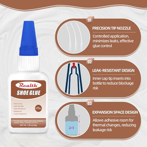 30g Shoe Glue for Sole Repair, Waterproof Super Glue Adhesive - size: 30g, style: Shoe Glue