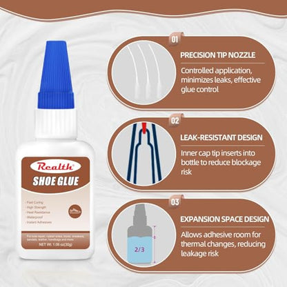 30g Shoe Glue for Sole Repair, Waterproof Super Glue Adhesive - size: 30g, style: Shoe Glue