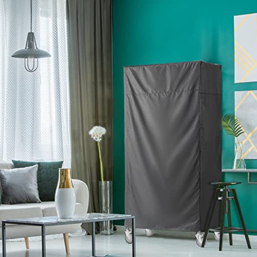 Waterproof Shelving & Rack Cover, Fits 36"x14"x 54" Wire Rack - color: Black, size: 36"W x 14"D x 54"H