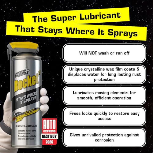 Multi-Use Lubricant Spray, 10 Fl Oz - Penetrating Oil & Anti-Corrosion for Rusty Bolts, Tools, Bikes & Garden Equipment, Water-Resistant Protective Coating - size: 10 fl oz (Pack of 1)