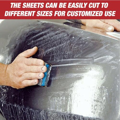 Aqua Maxx Wet Dry Sandpaper Sheets 1500 Grit, 50 Pack Waterproof Silicon Carbide Abrasive Paper, 9 x 5.5 Inch Fine Finishing Sanding Sheets for Automotive Paint Correction, Detailing, Metal 25934 - style: 1500 Grit