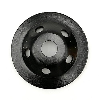 SHDIATOOL 4 Inch Single Row Diamond Grinding Cup Wheel for Concrete Granite Marble Masonry Brick Fits 5/8 Inch Arbor - size: 4 Inch, style: Single Rows