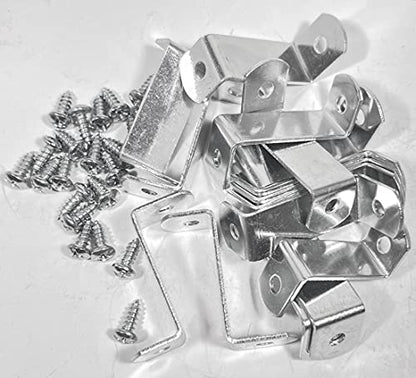 1.25" Canvas Offset Clips Extra Heavy Duty with Screws 20 Pack