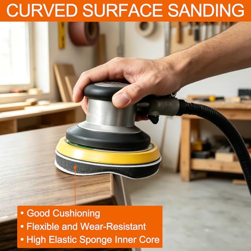 120 Pcs 5 Inch 8-Hole Hook and Loop Sanding Discs 80 to 3000 Grit - size: Mix Grit 120PCS