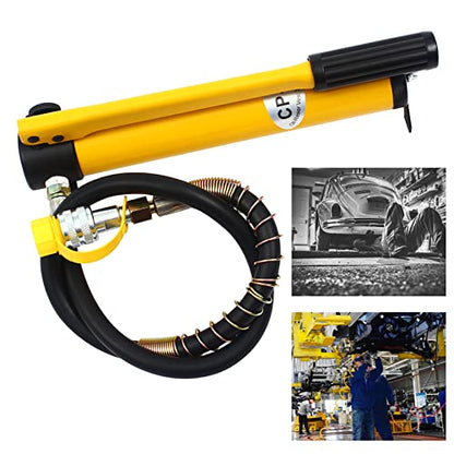 Hydraulic Hand Pump, 10 Ton High Pressure Hydraulic Hand Pump 10000 PSI Hydraulic Manual Pump, Hydraulic Hand Pump Manual Pump for Connecting Split Unit
