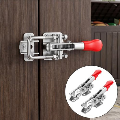 6 Pcs Heavy Duty Toggle Latch Clamp Locking for Door, Lid, Trailer