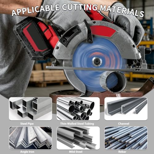 SawWorks 6-1/2" 48T TCG Circular Saw Blade for Metal Cutting - size: 6-1/2 Inch 48T