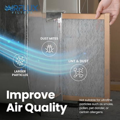 Fiberglass Air Filter -14x20x2Air Filter 12 Pack - Non Pleated 14"x20"x2", AC Filters for Home, Fiberglass, HVAC filters, Heater, Furnace Catcher for Dust - 1 YEAR SUPPLY - style: 14"x20"x2"