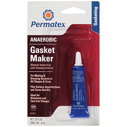Permatex 51817-12PK Anaerobic Gasket Maker, 6 ml Tube (Pack of 12) - size: Pack of 12, style: 6 ml