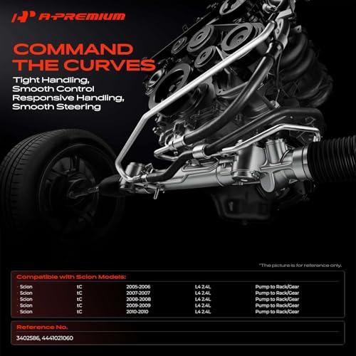 A-Premium Power Steering Pressure Hose Assembly Compatible with Scion
