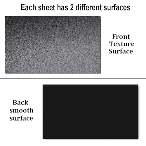 ABS Plastic Sheet 1/4 Inch Thick,12" x 16" Black, Moldable Plastic Sheets - size: 12"x16"x1/4"