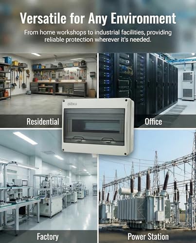 12 Way HT Circuit Breaker Box, Distribution Protection Box - size: 12Way-255x200x105 MM