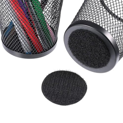 BRAVESHINE Sticky-Back Adhesive Tape - Black Hook and Loop Tape Stickers - size: Black, Round 1.5 Inch