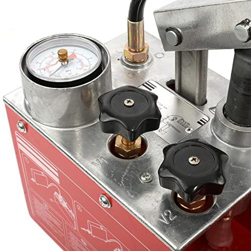 IRONWALLS Hydraulic Manual Water Pressure Compression Test Pump Water Pipe Leakage Pressure Tester 3 Gallon Tank - size: 3 Gallon Tank