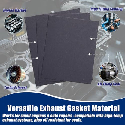 Gasket Making Material 15"x11.8" 0.8mm, 1mm, 1.2mm Gasket