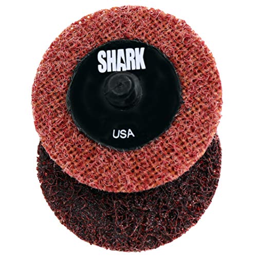 Shark Shark 13004 2-Inch Quick Change Surface Conditioning Discs, Maroon, Pack-50, Grit-Medium - style: Medium